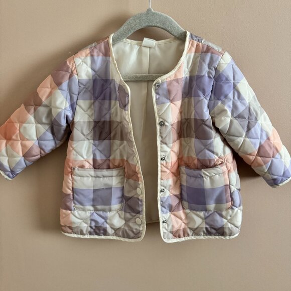Toddler Lightweight Quilted Coat - Picture 2 of 3